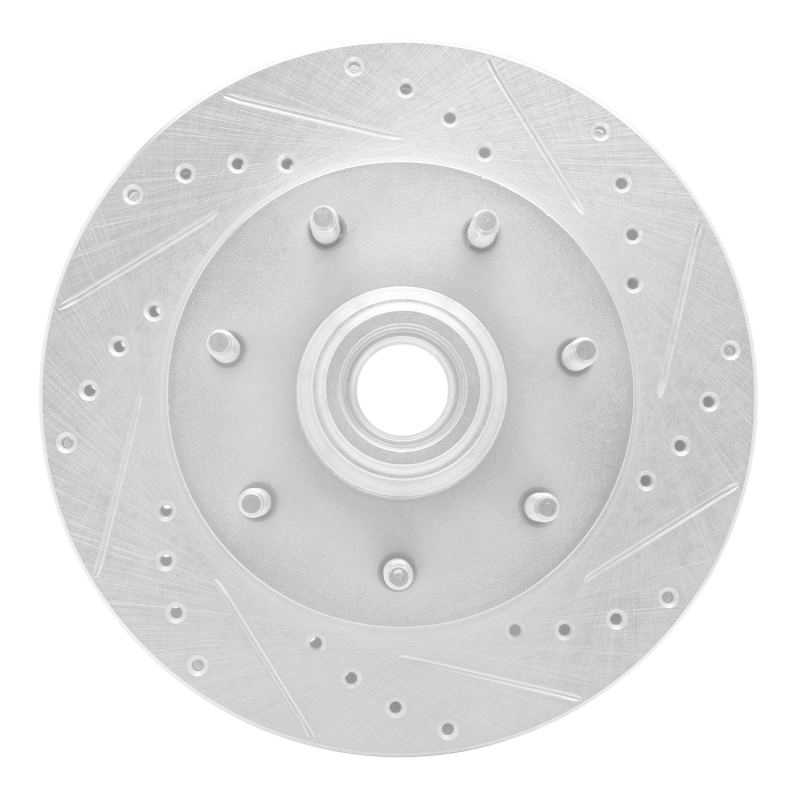 Ford F-150 Brake Rotor (1) - Front Right - R1 Concepts - Drilled & Slotted - Silver - `97-`04 Ford F-150 Brake Rotor (1) - Front Right - R1 Concepts - Drilled & Slotted - Silver - `97-`04